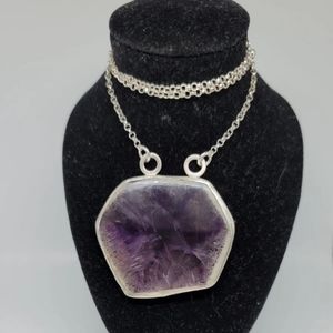 Auralite Amethyst Large Pendant
